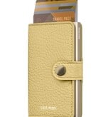 Secrid miniwallet Pebble Butter Yellow