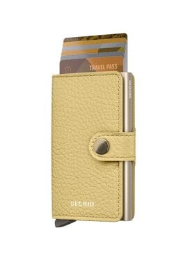 Secrid miniwallet Pebble Butter Yellow
