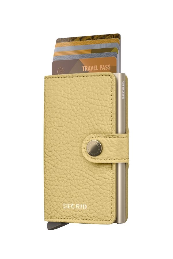 Secrid miniwallet Pebble Butter Yellow