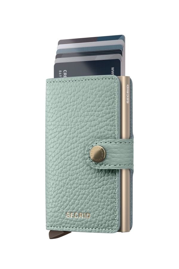 Secrid miniwallet Pebble  MPe Sea Green