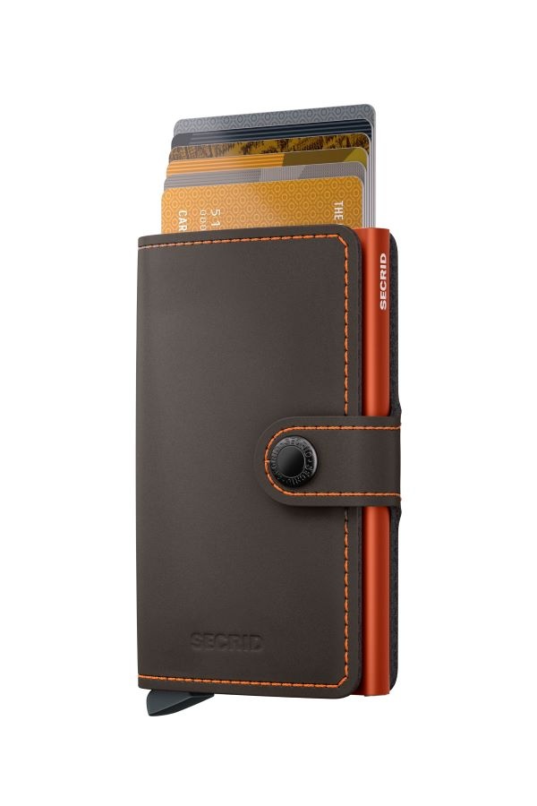 Secrid miniwallet Matte MM Truffle-Orange