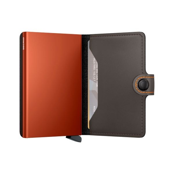 Secrid miniwallet Matte MM Truffle-Orange