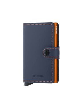 Secrid miniwallet Matte MM Night Blue Orange