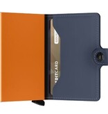 Secrid miniwallet Matte MM Night Blue Orange