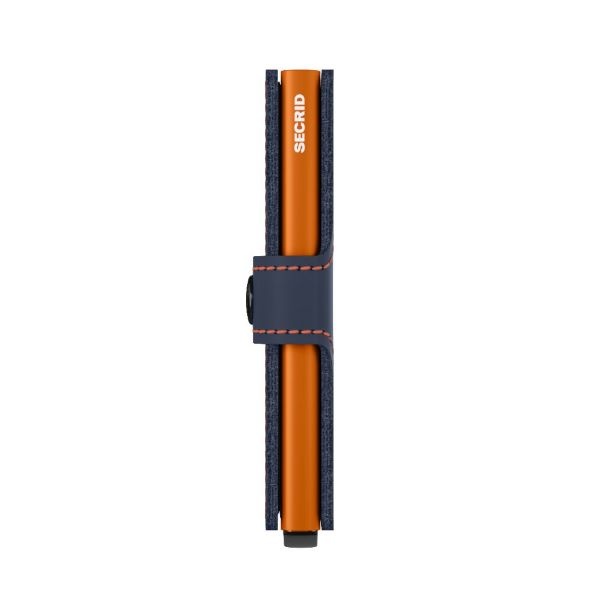 Secrid miniwallet Matte MM Night Blue Orange