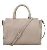 LouLou Dames leren schoudertas Vera Soft Sepia