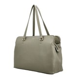 LouLou Laptop schoudertas OLIVIA Sage Gold