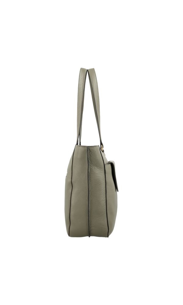 LouLou CELINE Laptoptas Sage Gold