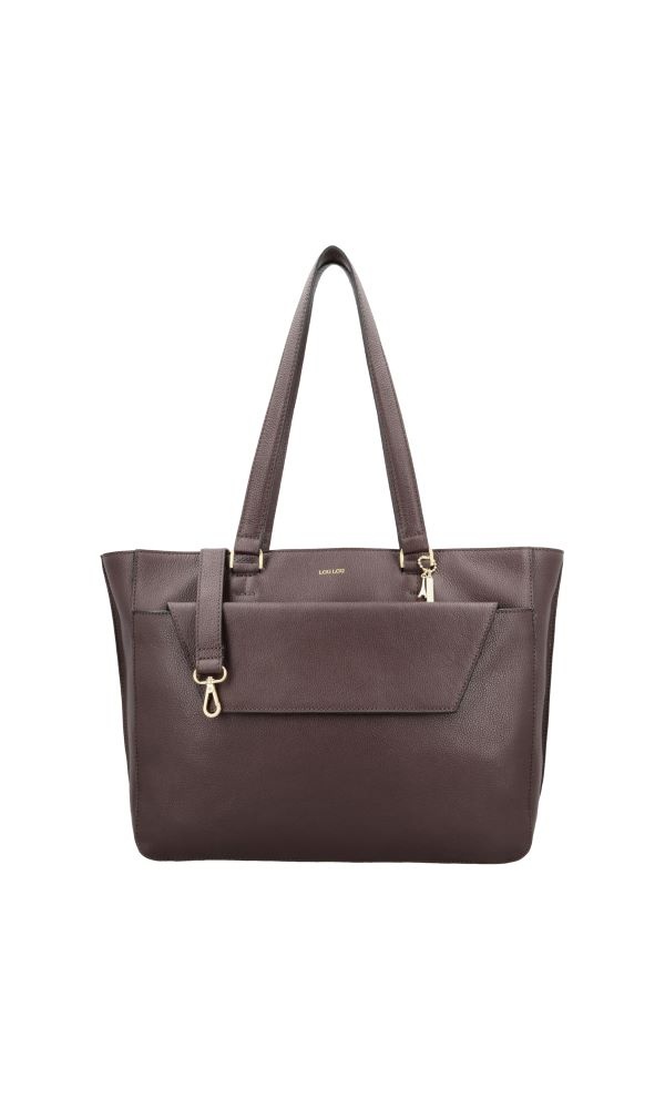 LouLou CELINE Laptoptas Merlot Gold