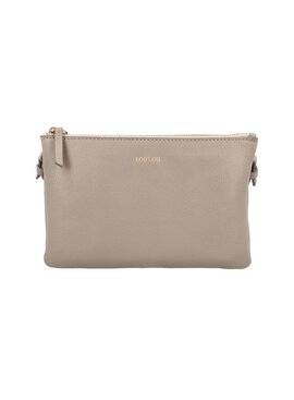 LouLou Leren schoudertasje Camille soft sepia