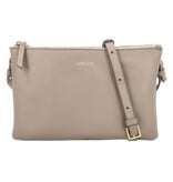 LouLou Leren schoudertasje Camille soft sepia