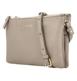 LouLou Leren schoudertasje Camille soft sepia