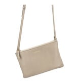 LouLou Leren schoudertasje Camille soft sepia