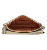 LouLou Leren schoudertasje Camille soft sepia