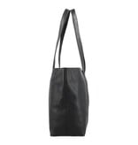 LouLou EMIE Ruime en tijdloze leren school- of werktas Black Gold