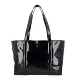 LouLou EMIE  leren tas met laptopvak - Glace Black