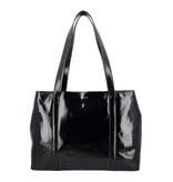 LouLou EMIE  leren tas met laptopvak - Glace Black