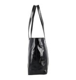 LouLou EMIE  leren tas met laptopvak - Glace Black