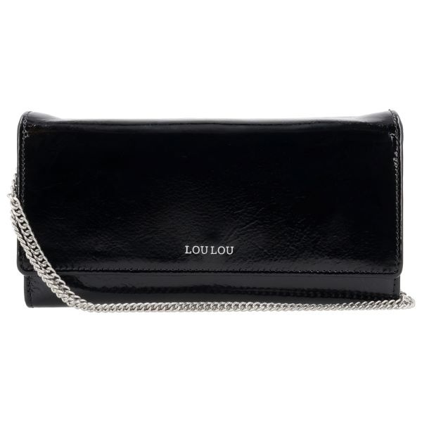 LouLou ANAÏS Leren tasje/Clutch  - Glace Black