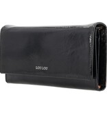 LouLou ANAÏS Leren tasje/Clutch  - Glace Black