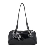 LouLou ELO stijlvolle baguette tas -  Glace Black