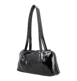 LouLou ELO stijlvolle baguette tas -  Glace Black