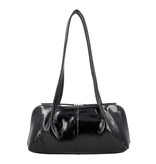 LouLou ELO stijlvolle baguette tas -  Glace Black