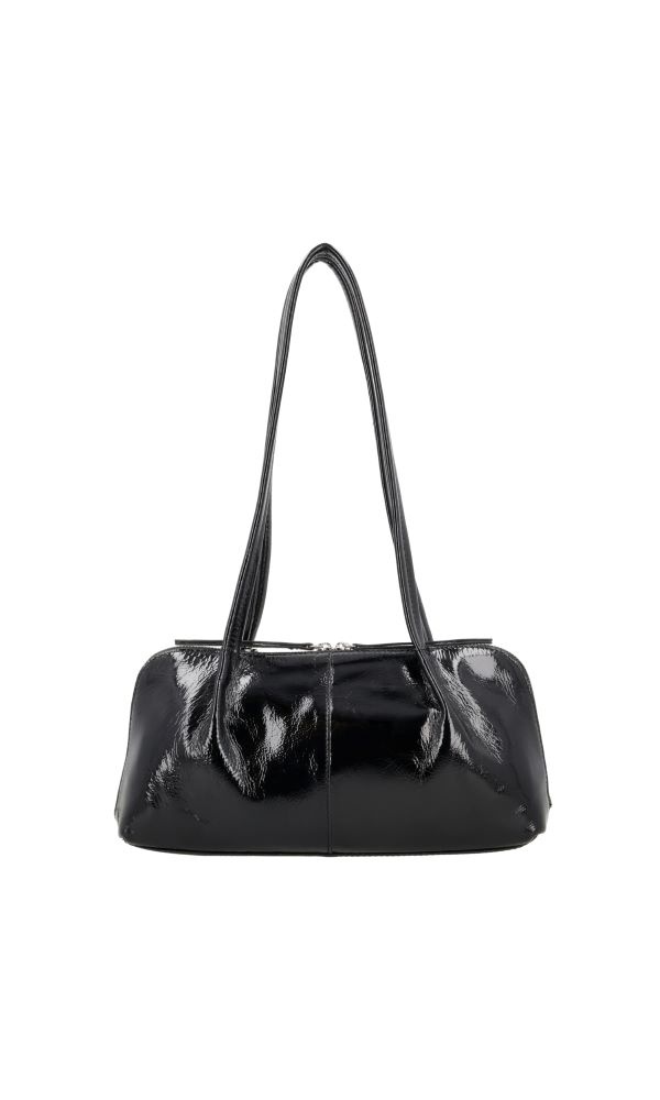 LouLou ELO stijlvolle baguette tas -  Glace Black