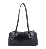 LouLou ELO stijlvolle baguette tas -  Python Blue Silver