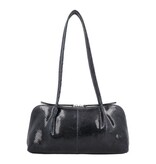 LouLou ELO stijlvolle baguette tas -  Python Blue Silver