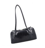 LouLou ELO stijlvolle baguette tas -  Python Blue Silver