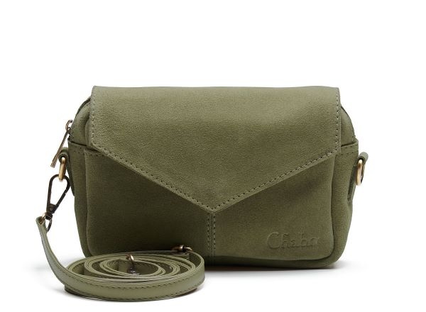 Chabo Schoudertas Rio Romy - Olive Suede
