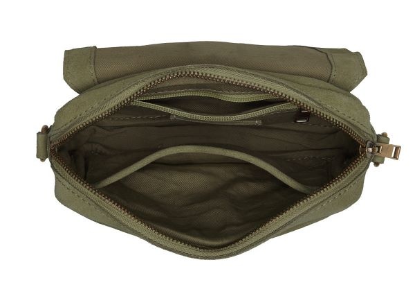 Chabo Schoudertas Rio Romy - Olive Suede