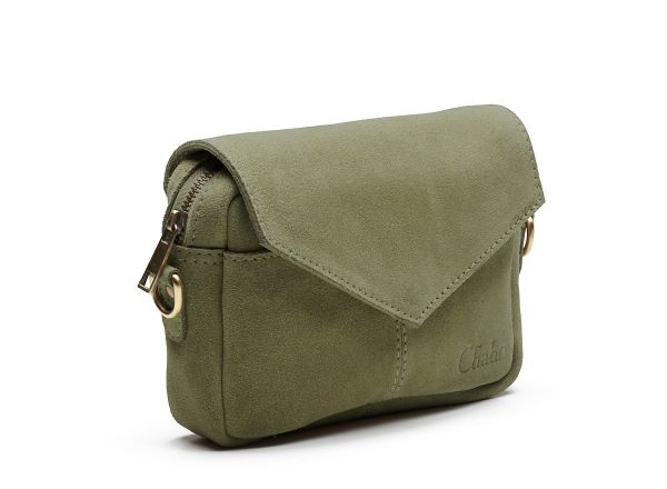 Chabo Schoudertas Rio Romy - Olive Suede