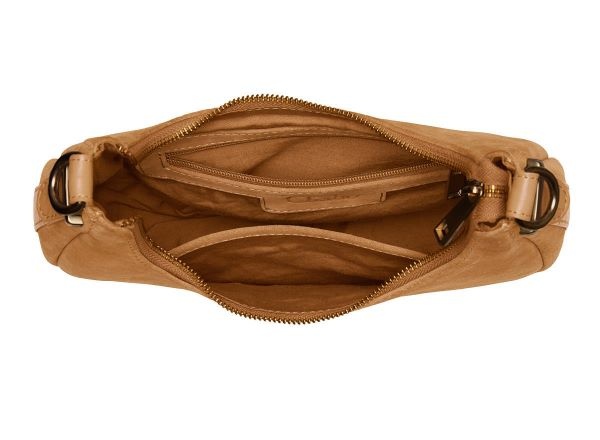 Chabo Schoudertas Sydney Light cognac suède