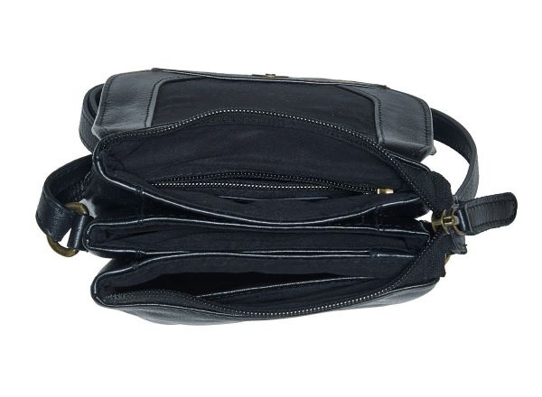 Chabo Leren Schoudertasje Stylish Mover Black