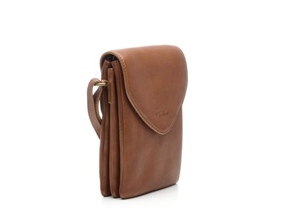 Chabo Leren Schoudertasje Stylish Mover Camel