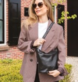 Chabo Leren Stylish Bucket Bag Black