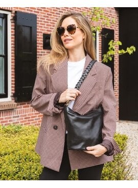 Chabo Leren Stylish Bucket Bag Black