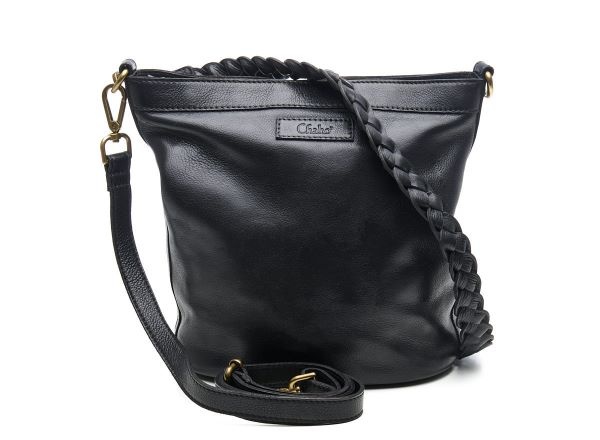Chabo Leren Stylish Bucket Bag Black