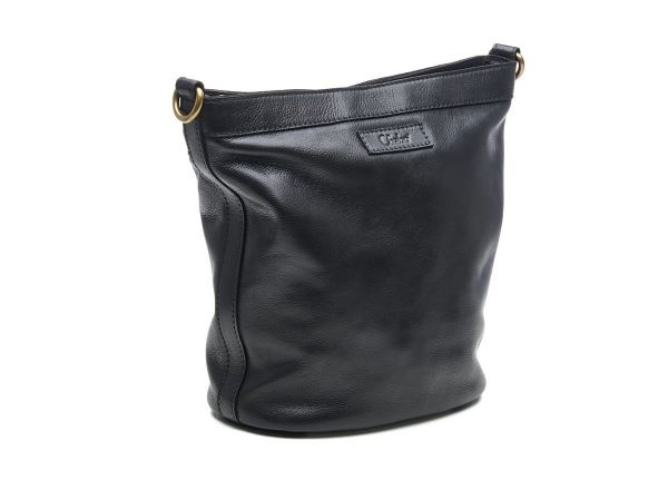 Chabo Leren Stylish Bucket Bag Black