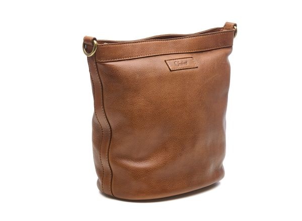 Chabo Leren Stylish Bucket Bag Camel