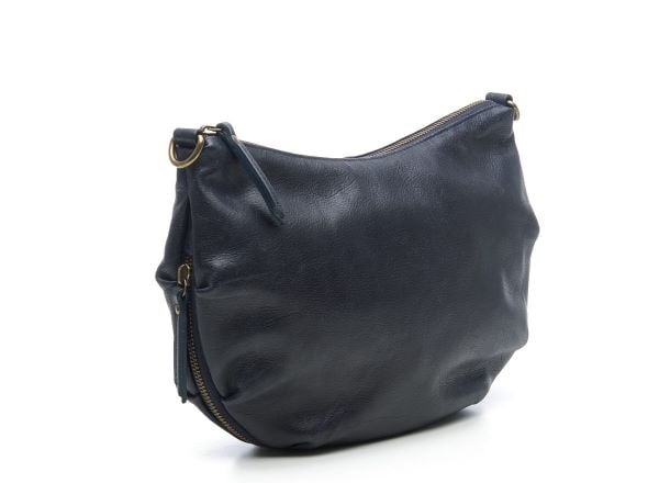 Chabo Leren Schoudertas Byron Navy