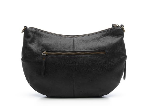 Chabo Leren Schoudertas Byron Black