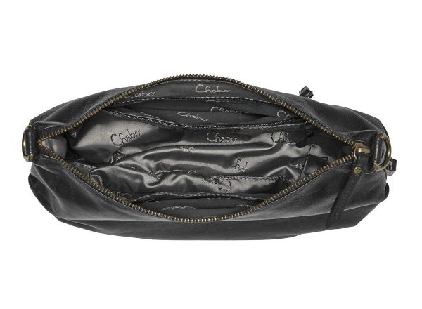 Chabo Leren Schoudertas Byron Black