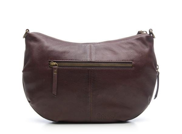 Chabo Leren Schoudertas Byron Chocolate