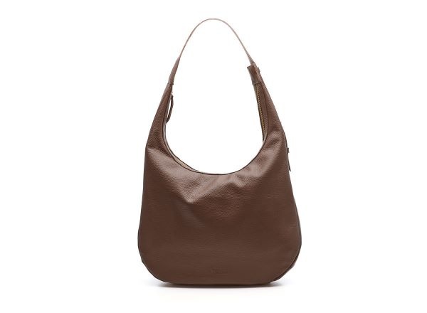 Chabo Leren Schoudertas Hobo Brisbane Chocolate