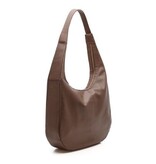 Chabo Leren Schoudertas Hobo Brisbane Chocolate