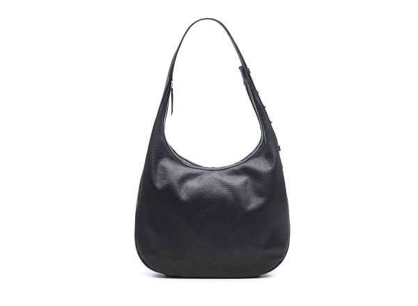 Chabo Leren Schoudertas Hobo Brisbane Black