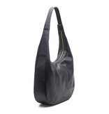 Chabo Leren Schoudertas Hobo Brisbane Black